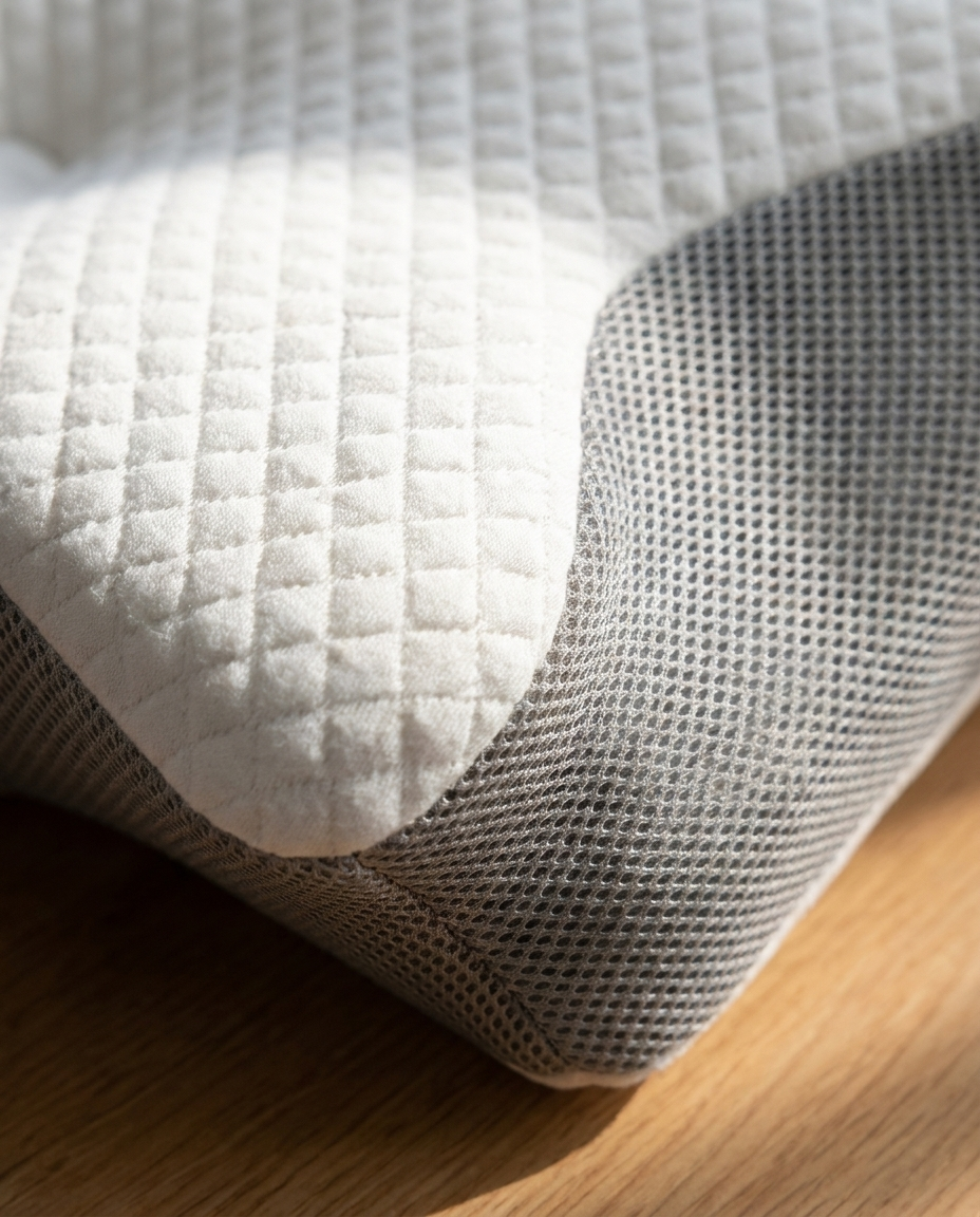 Wave Contour Pillow fabric texture banner