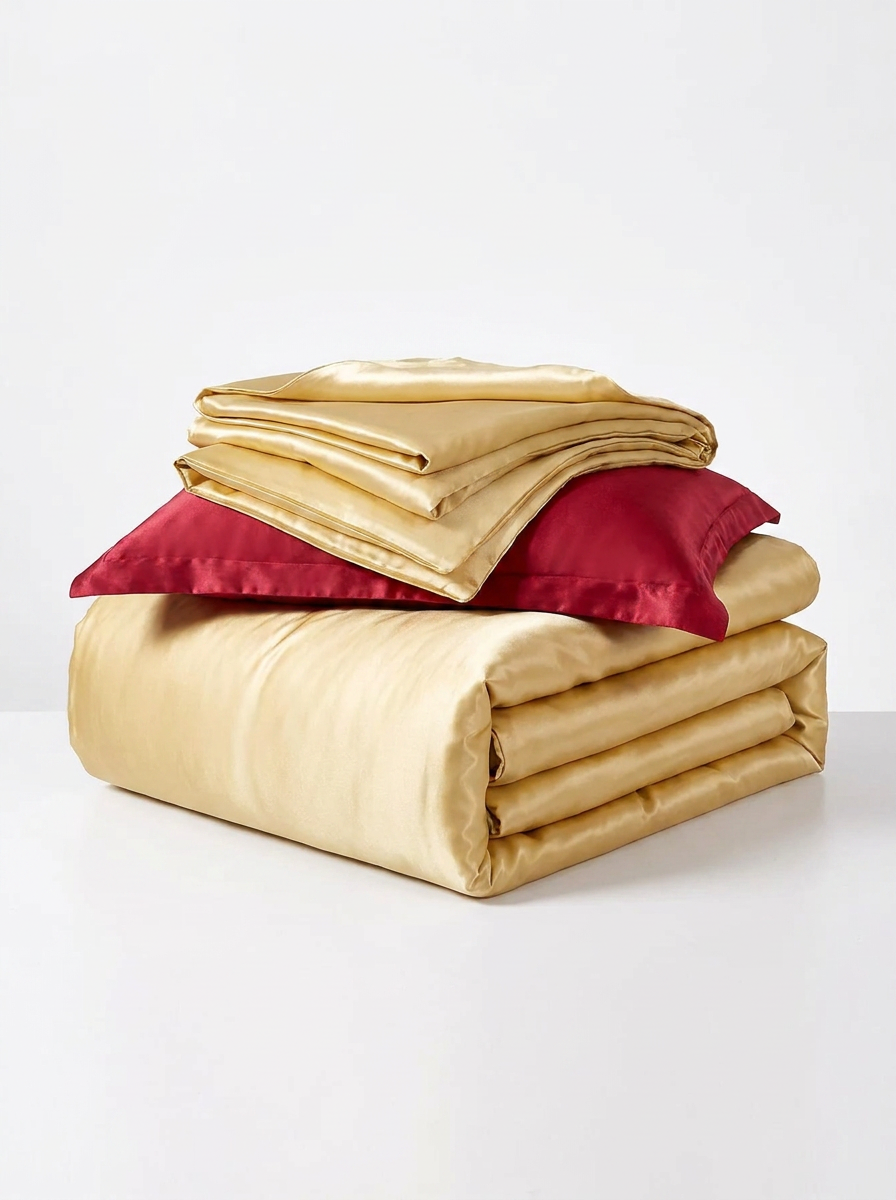Velmesta Luxury Mulberry Silk Bedding Set - A complete, coordinated set