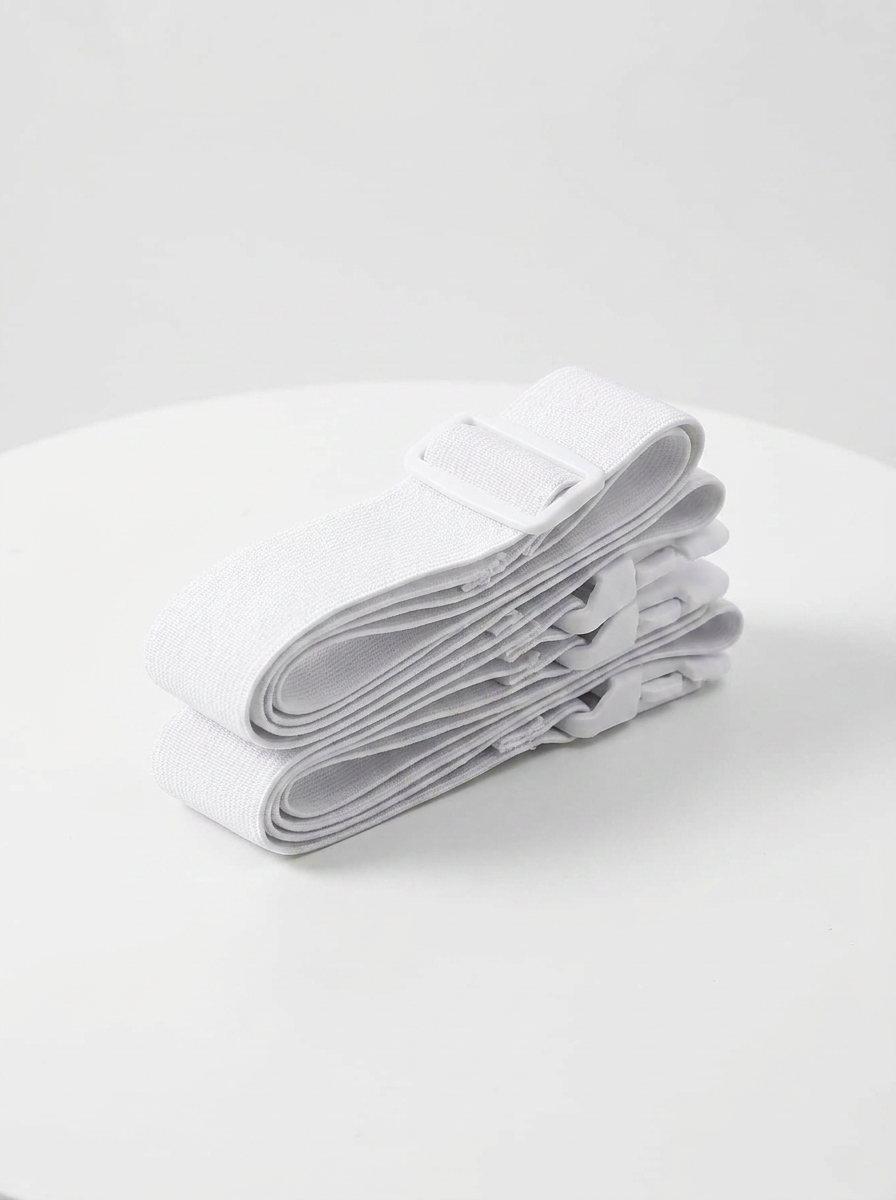 Velmesta Non-Slip Sheet Gripper Strap Set - A compact four-piece set