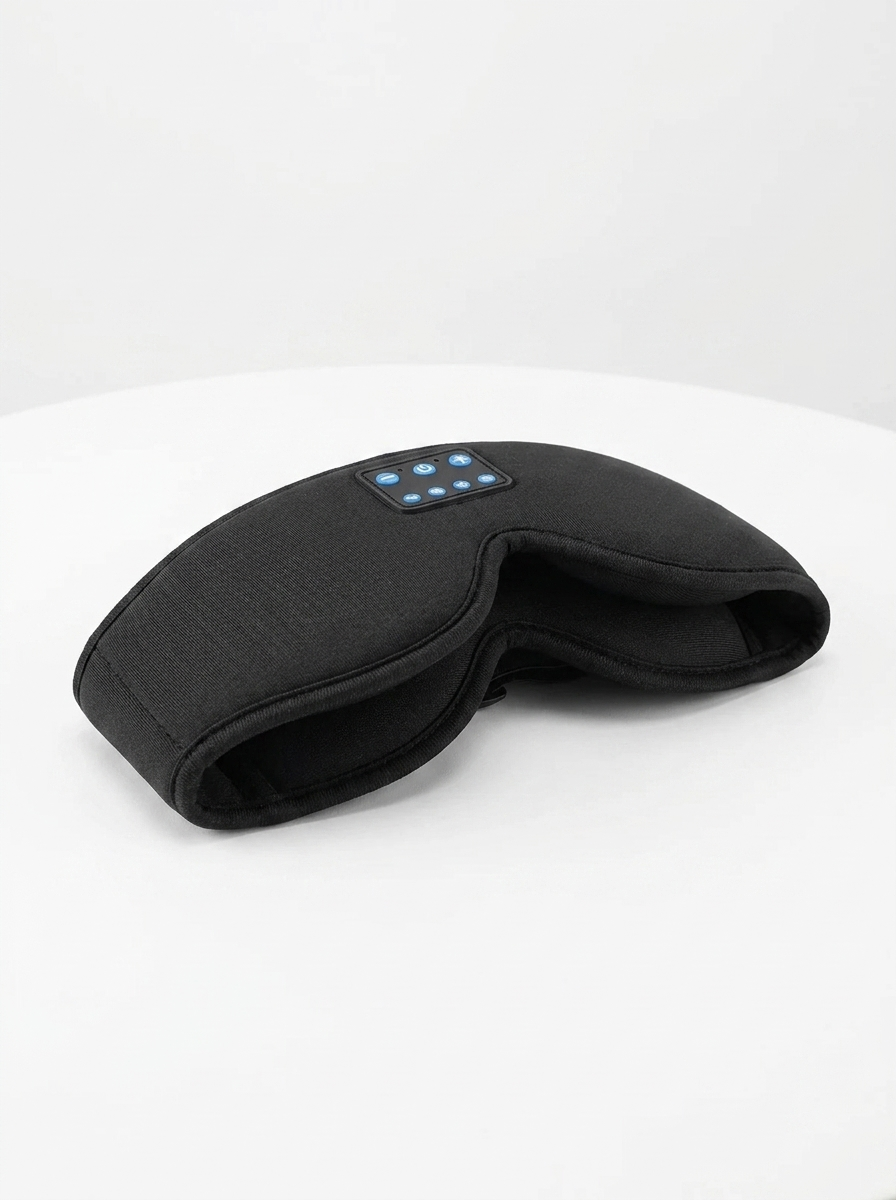 Velmesta Bluetooth Sleep Mask with Headphones - A low profile for side sleeping