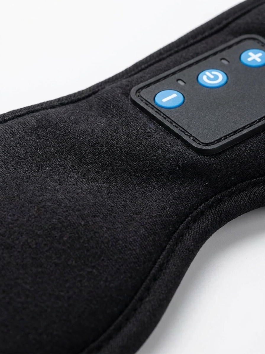 Velmesta Bluetooth Sleep Mask with Headphones - Reliable sound, no cables