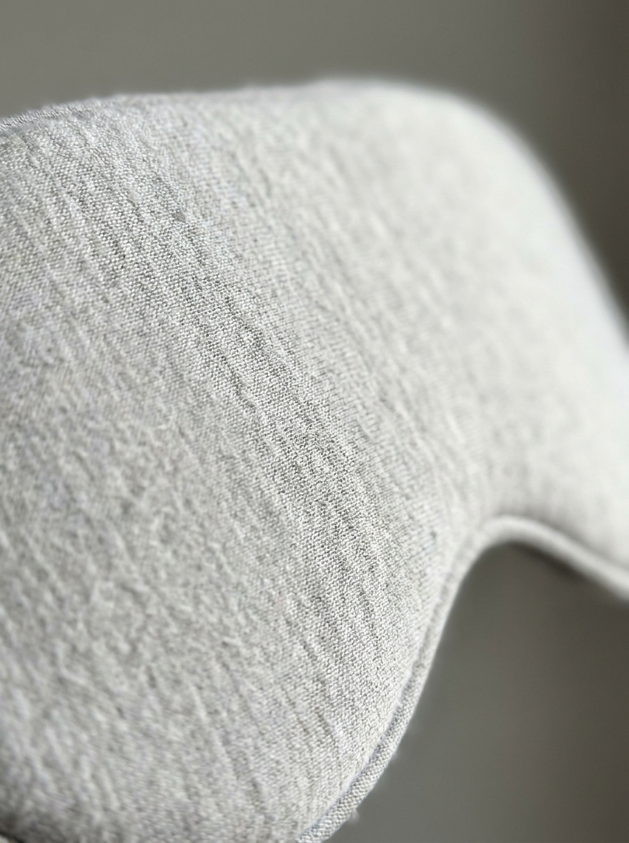 Velmesta 3D Contoured Blackout Sleep Mask - Space where a flat mask presses in