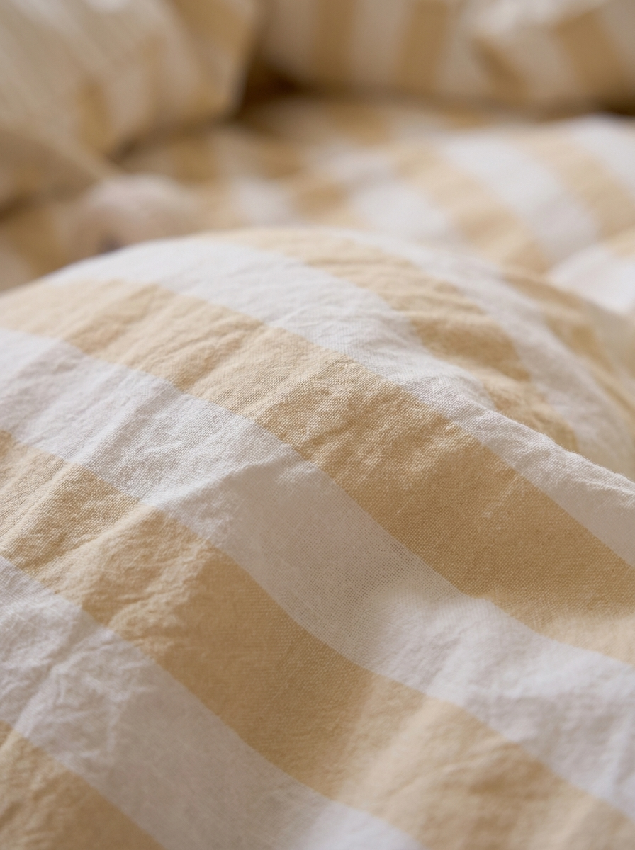Velmesta Washed Cotton Crepe Quilt Set - A crepe weave with real texture