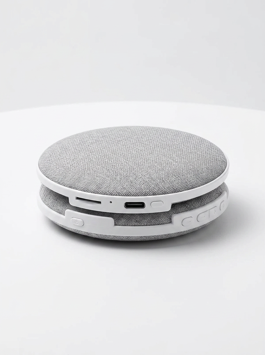 Velmesta Bluetooth White Noise Pillow Speaker - Small enough to pack for travel