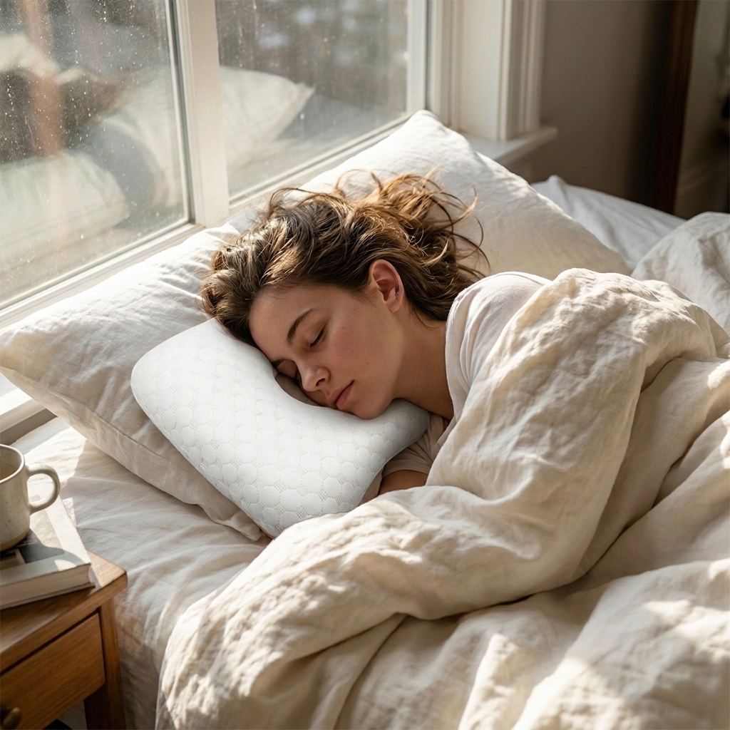 Velmesta Ear Piercing Donut Pillow