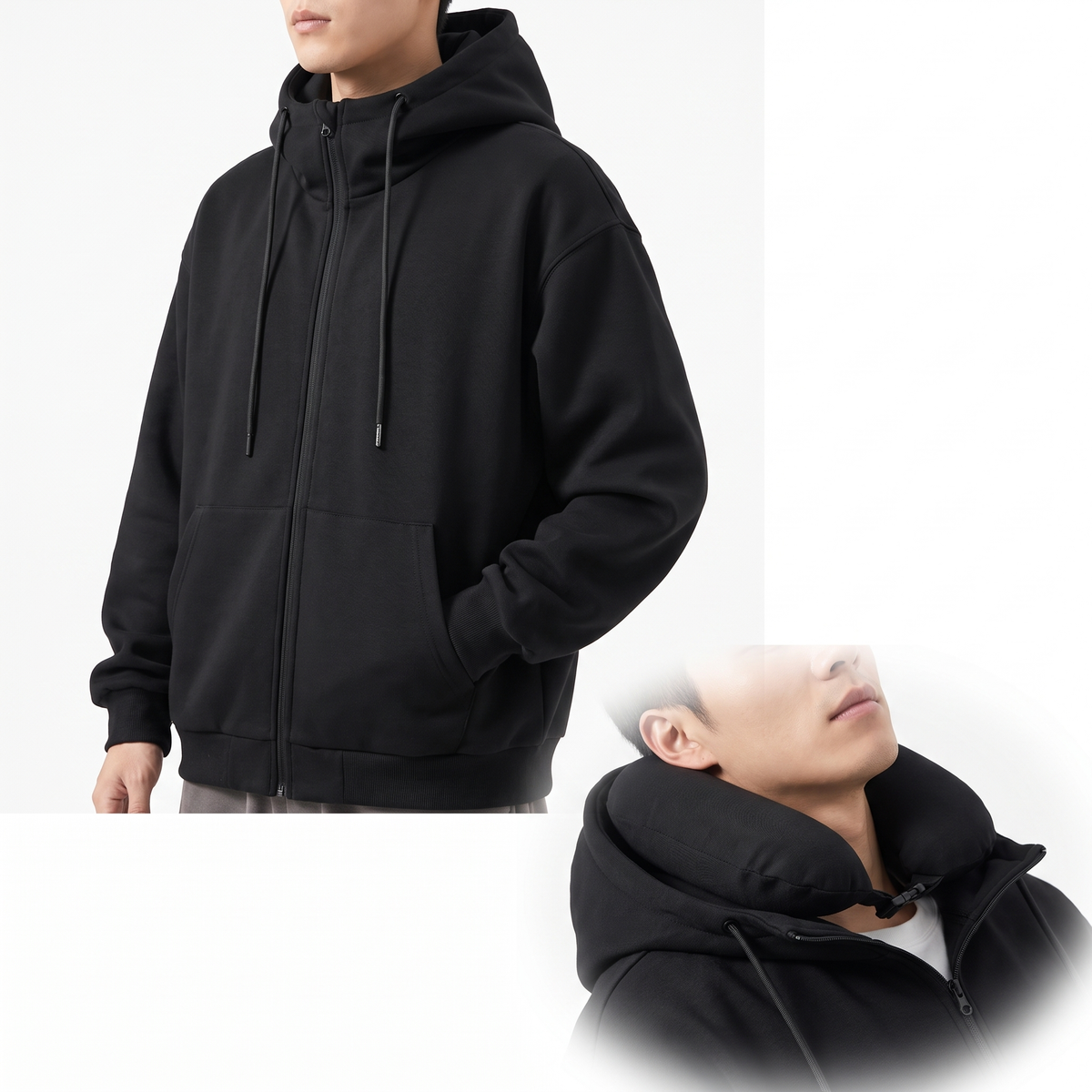 Velmesta Hidden-Support Travel Hoodie