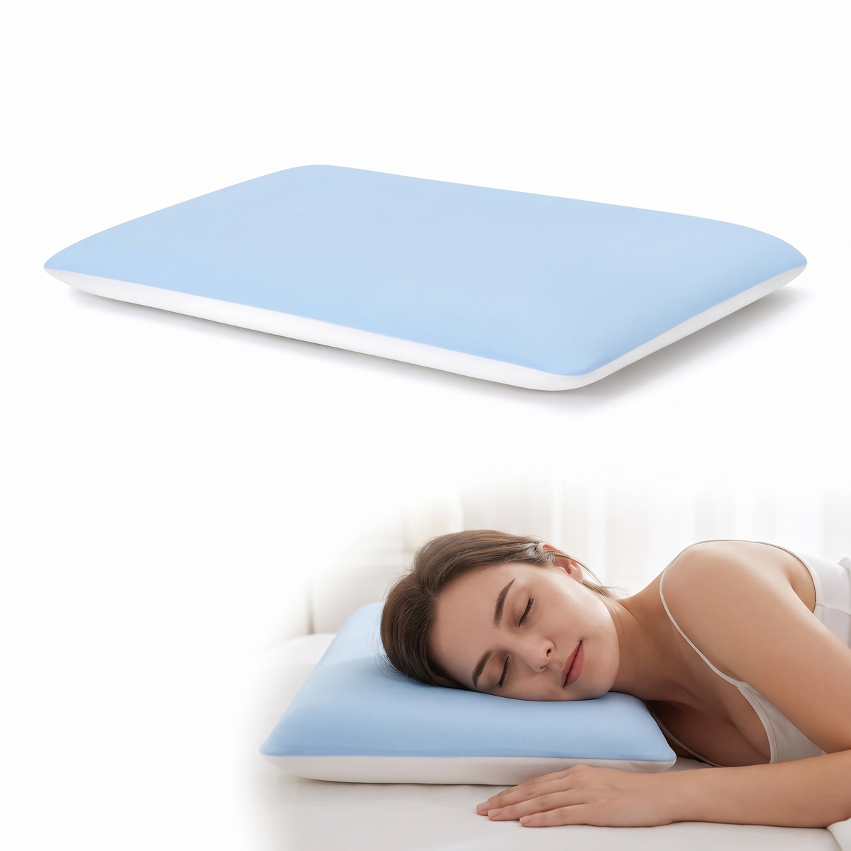 Hyper Slim Memory Foam Pillow