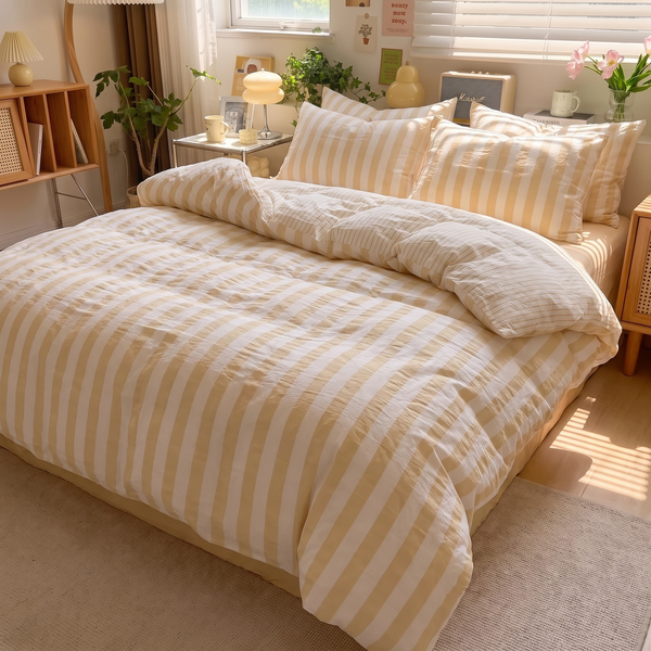 Velmesta Washed Cotton Crepe Quilt Set