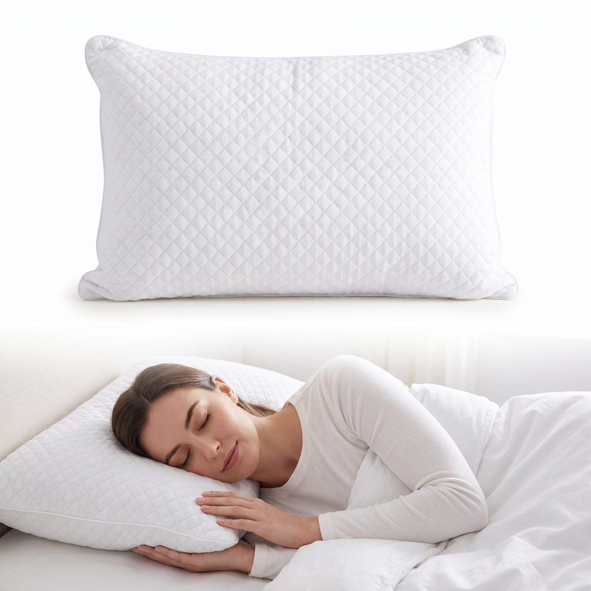 Zero-Pressure Side Sleep Pillow