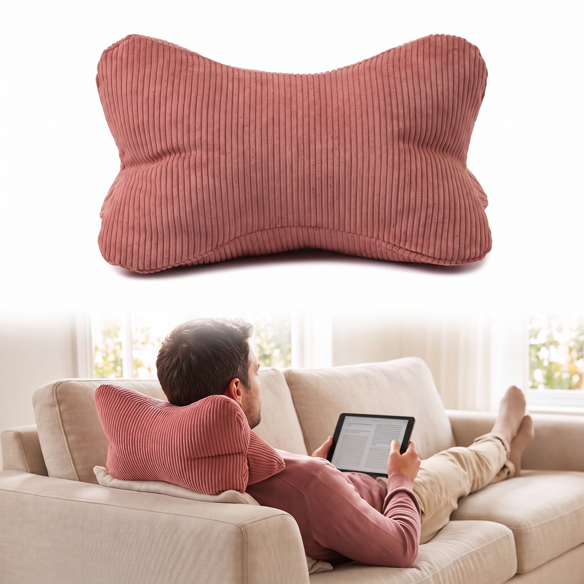 Structured Lounge Bolster Cushion