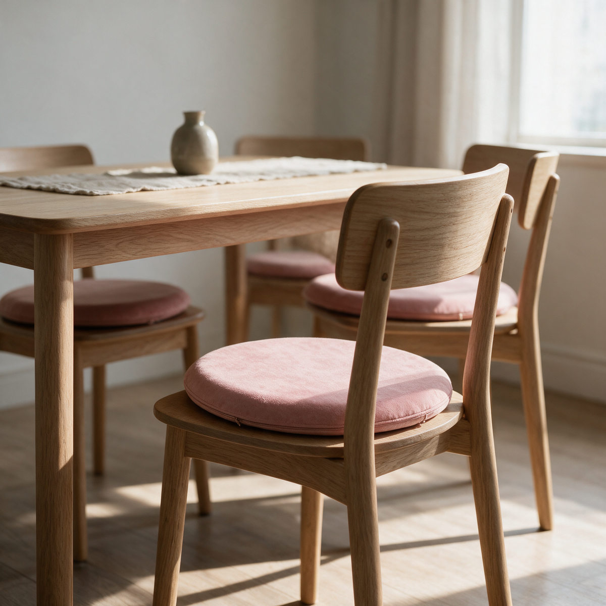 Non-Slip Memory Foam Chair Pad Set