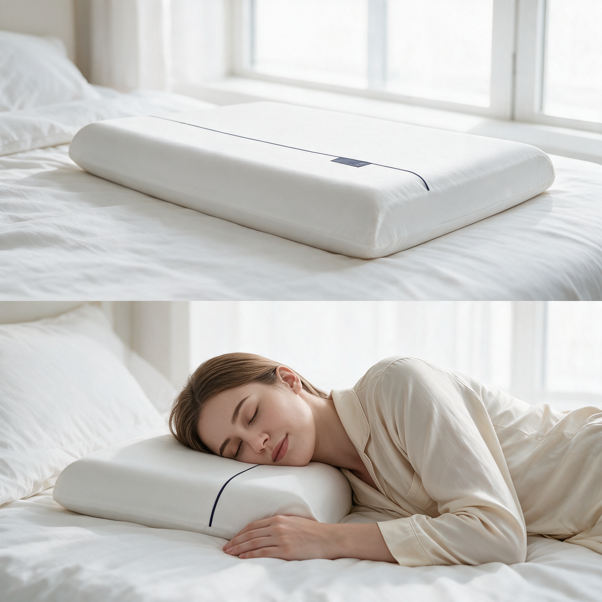 Ergonomic Cervical Support Pillow
