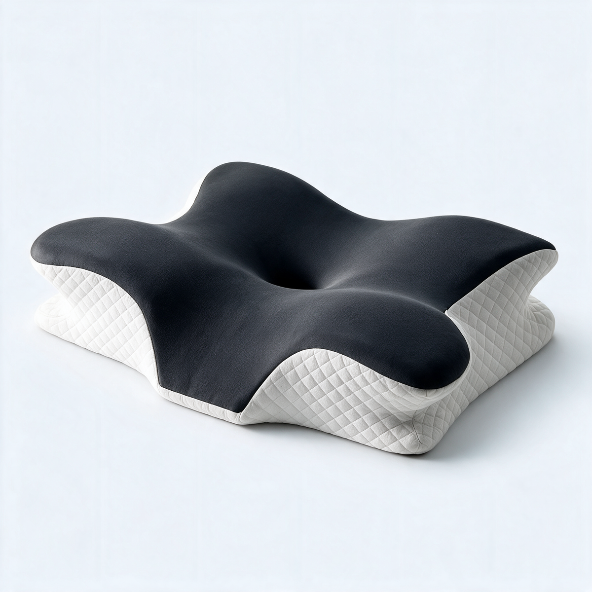 Velmesta Elevated Contour Pillow 2.0 in Dark Gray