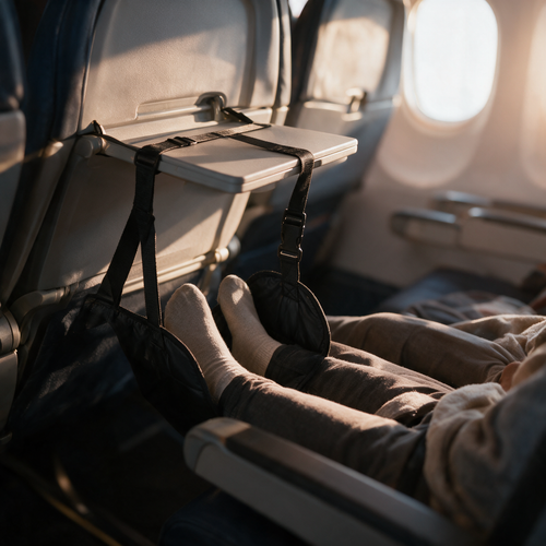Velmesta Adjustable Airplane Foot Hammock