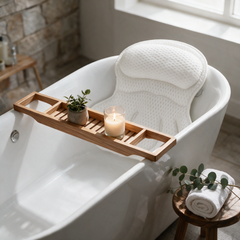 Wave Pattern Bath Pillow