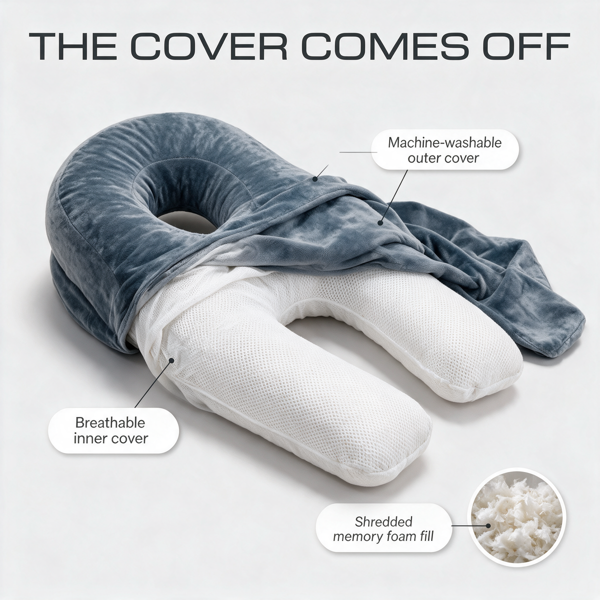 A pillow your face rests on should wash