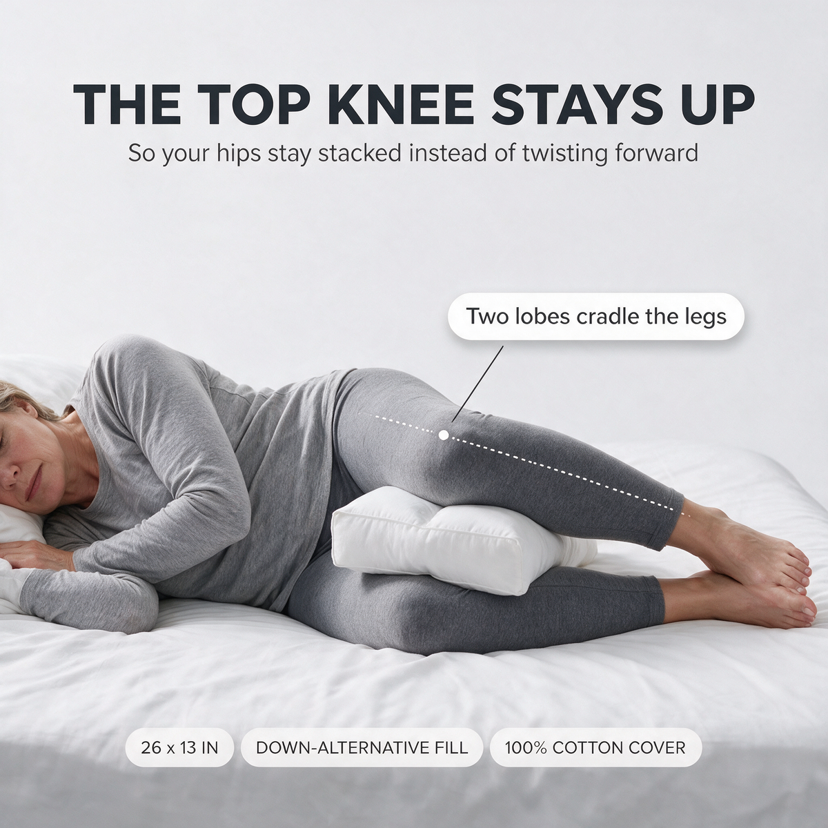 A spacer, not just a pillow