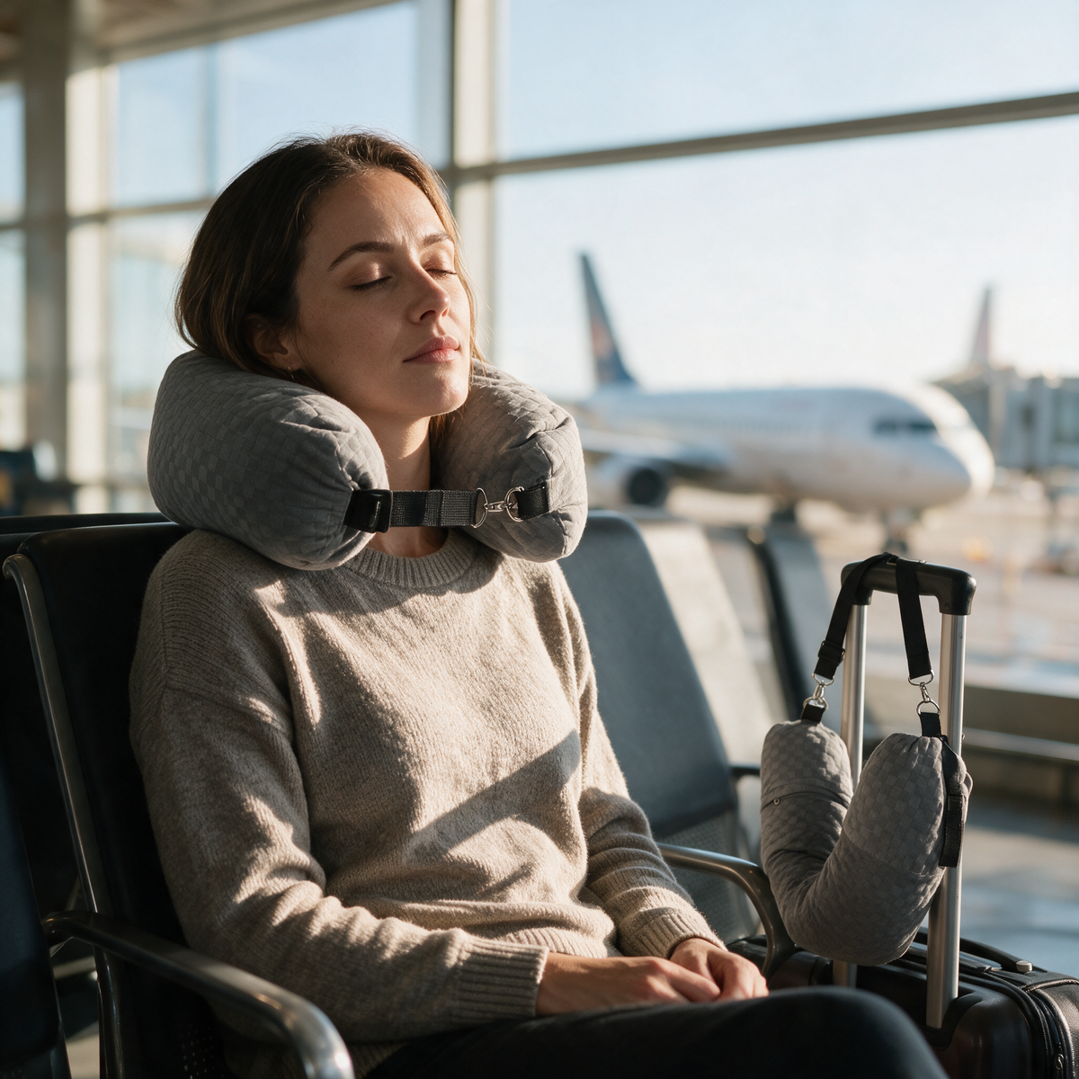 Velmesta Fillable Travel Neck Pillow