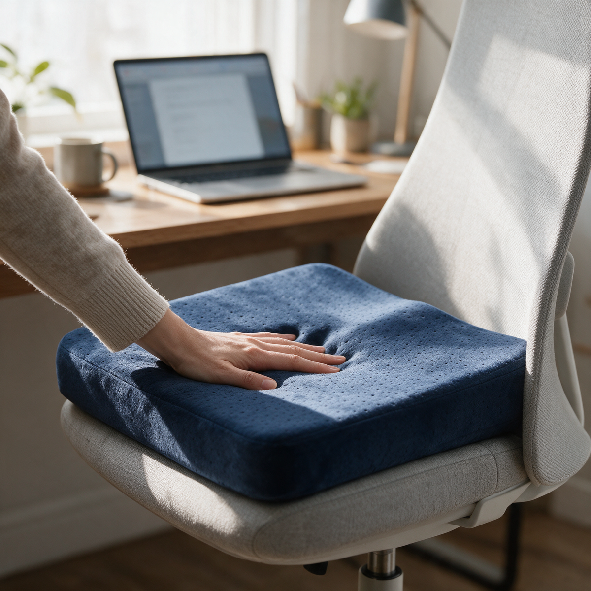 Velmesta Dual-Layer Memory Foam Seat Cushion