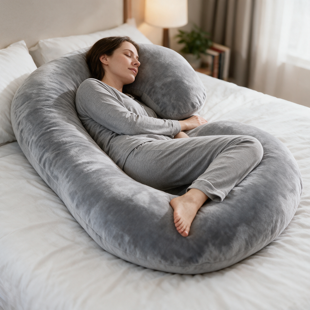Velmesta C-Shaped Full Body Pillow