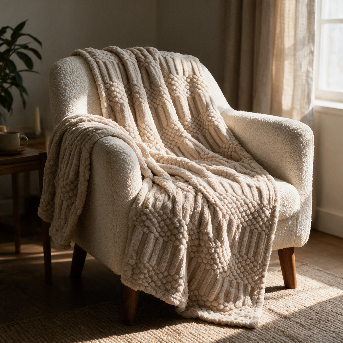 Velmesta Plush Fleece Throw Blanket