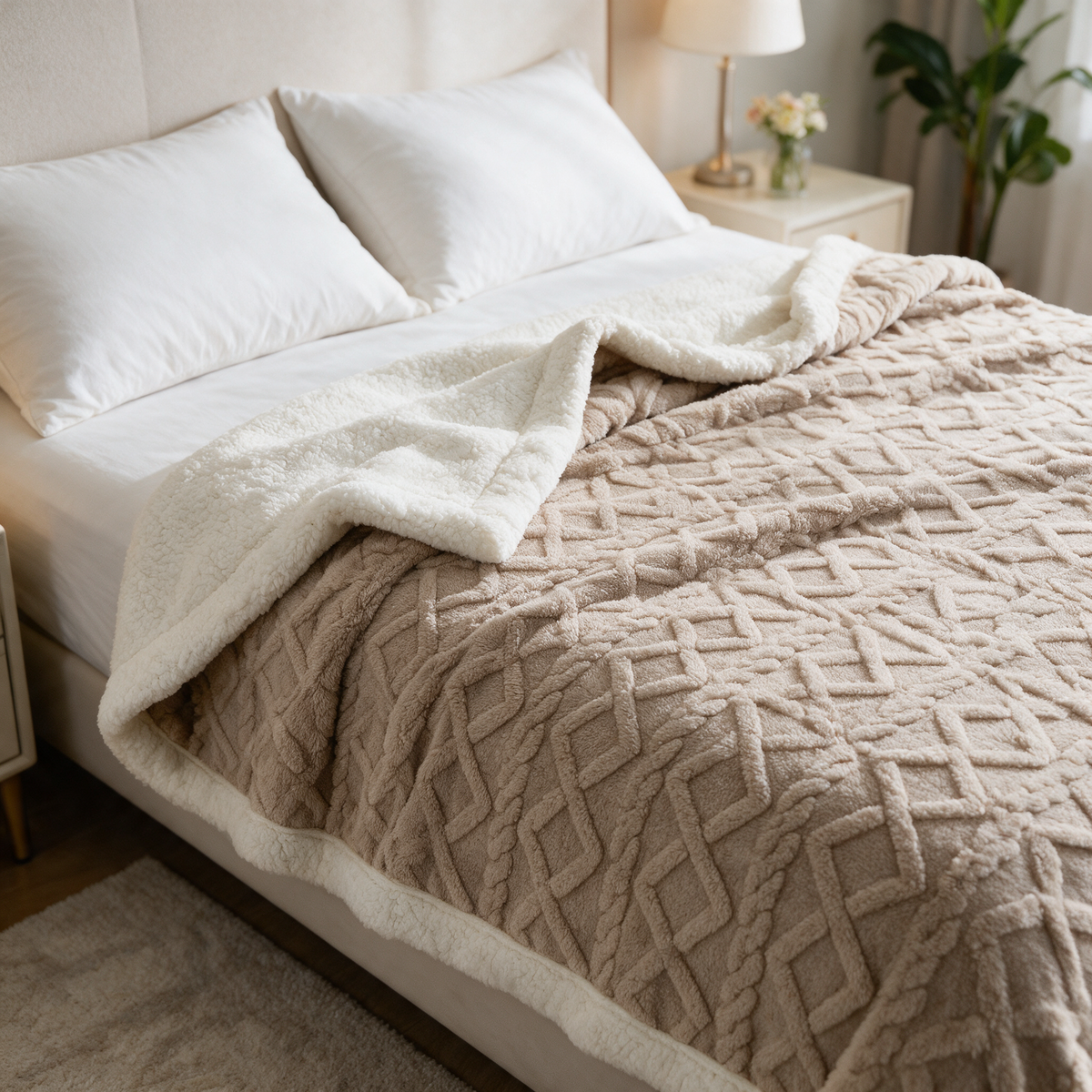 Velmesta Lamb Velvet Flannel Blanket