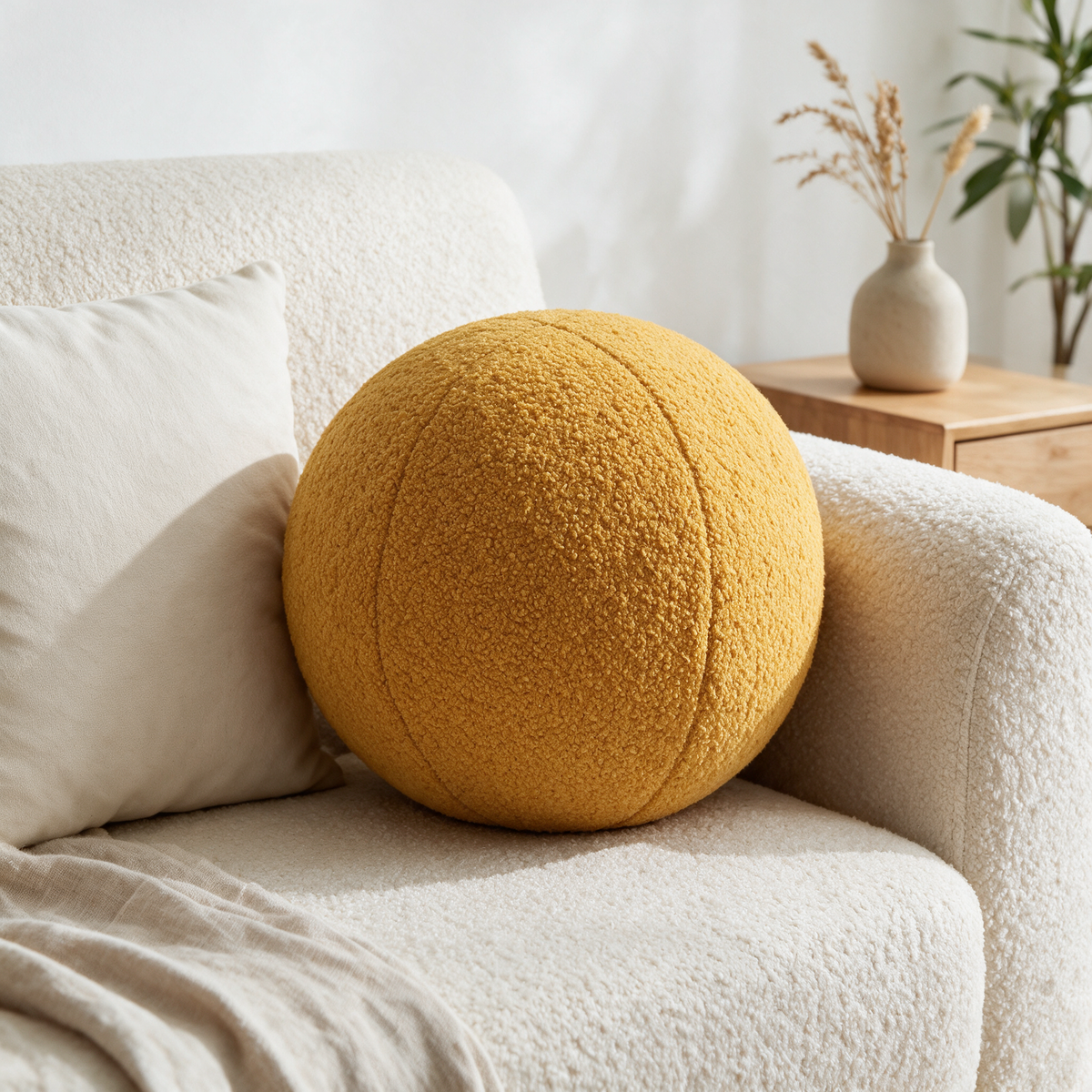 Velmesta Round Ball Decorative Pillow