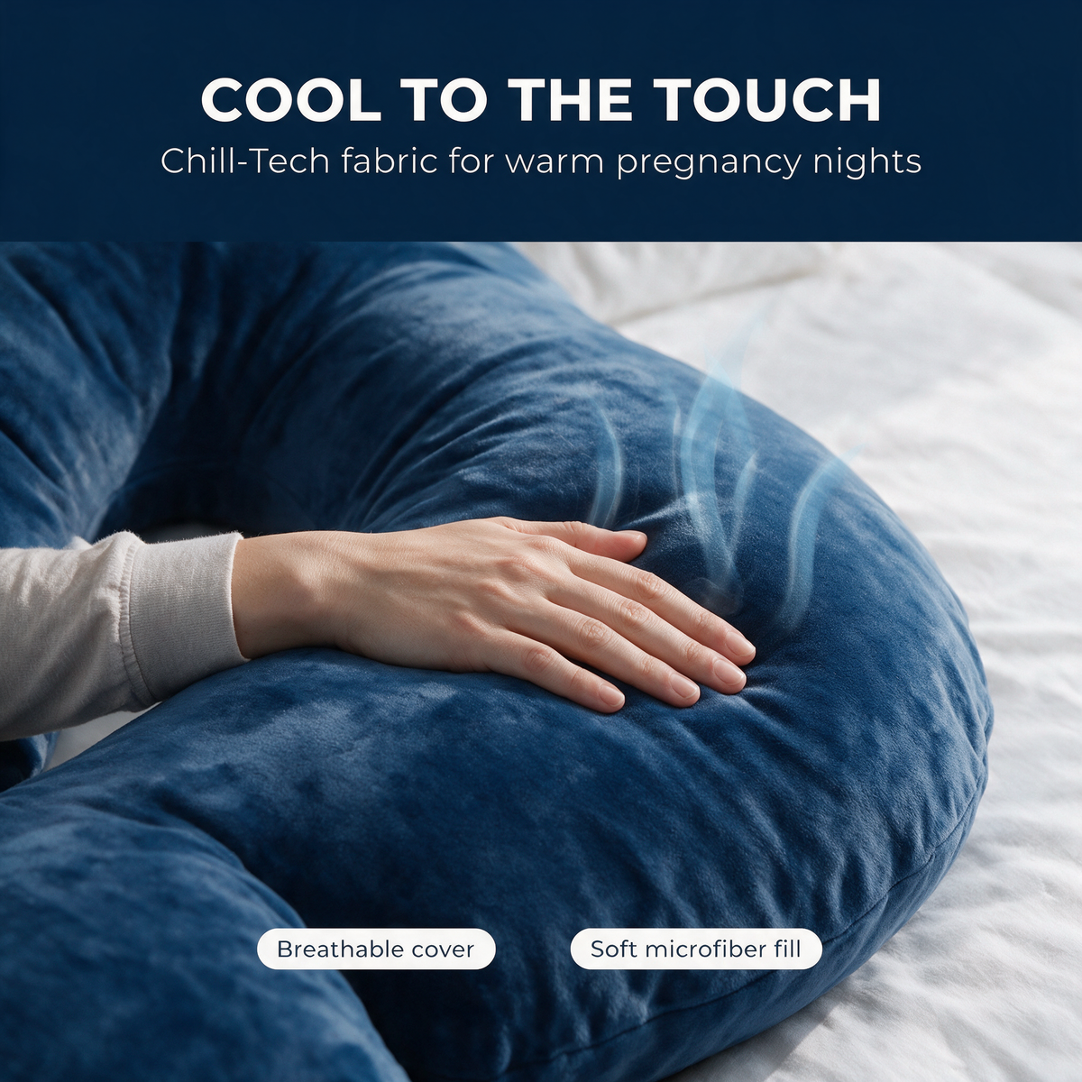 Cool where your body touches it