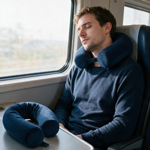 Velmesta Bendable Memory Foam Travel Neck Pillow