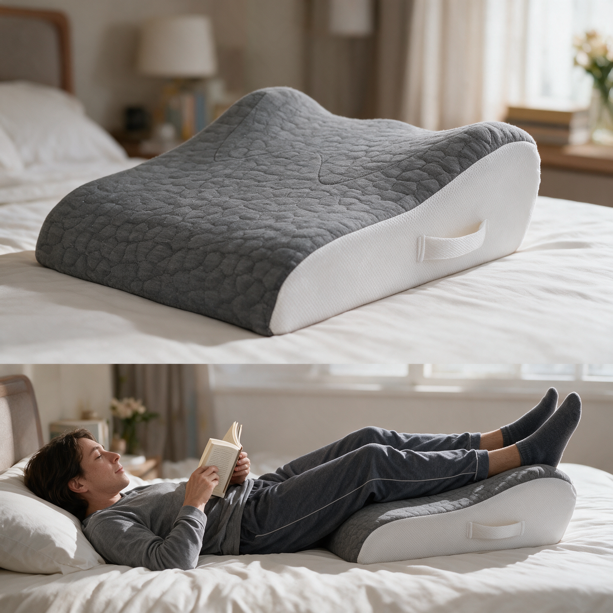 Velmesta Memory Foam Leg Elevation Pillow
