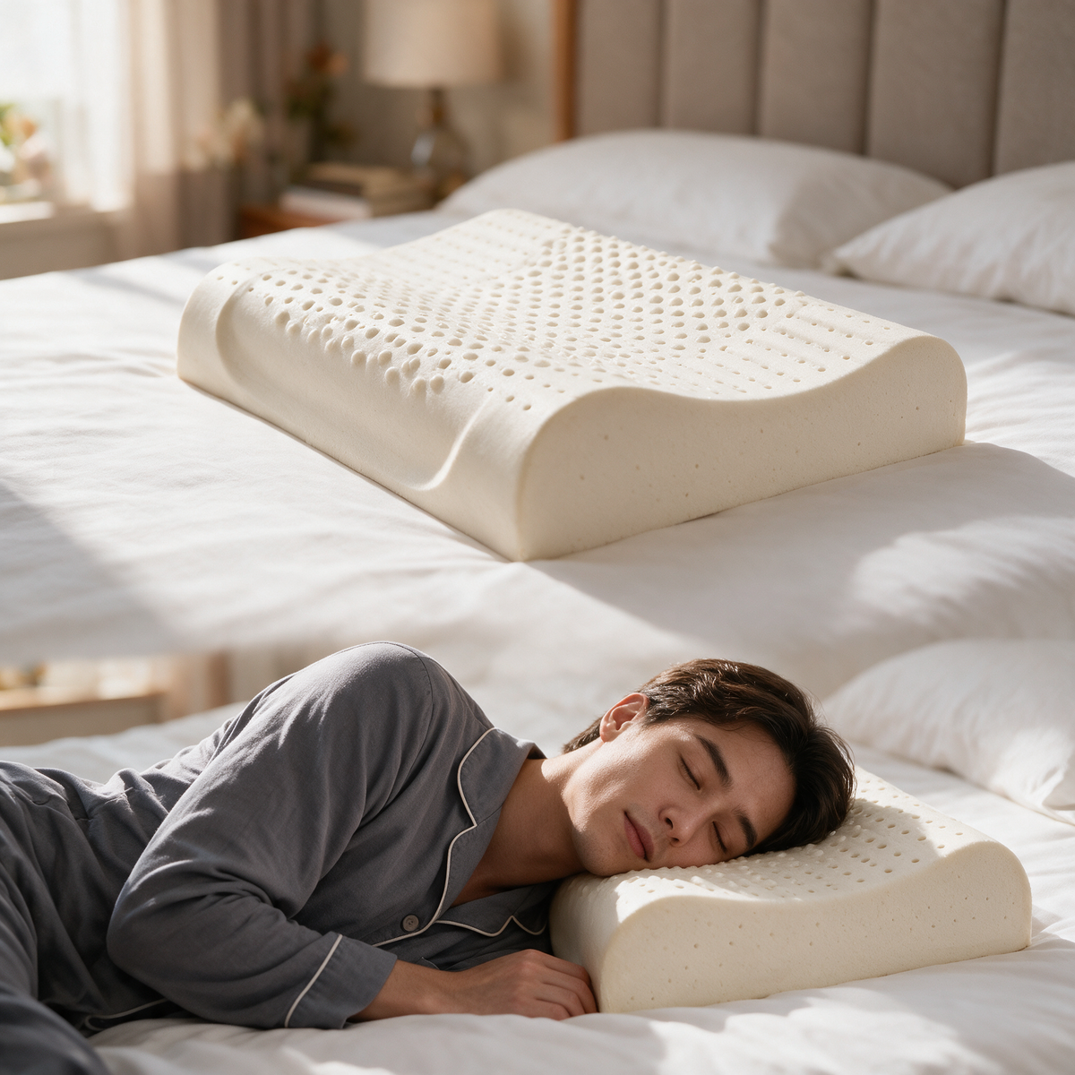 Velmesta Natural Latex Contour Pillow