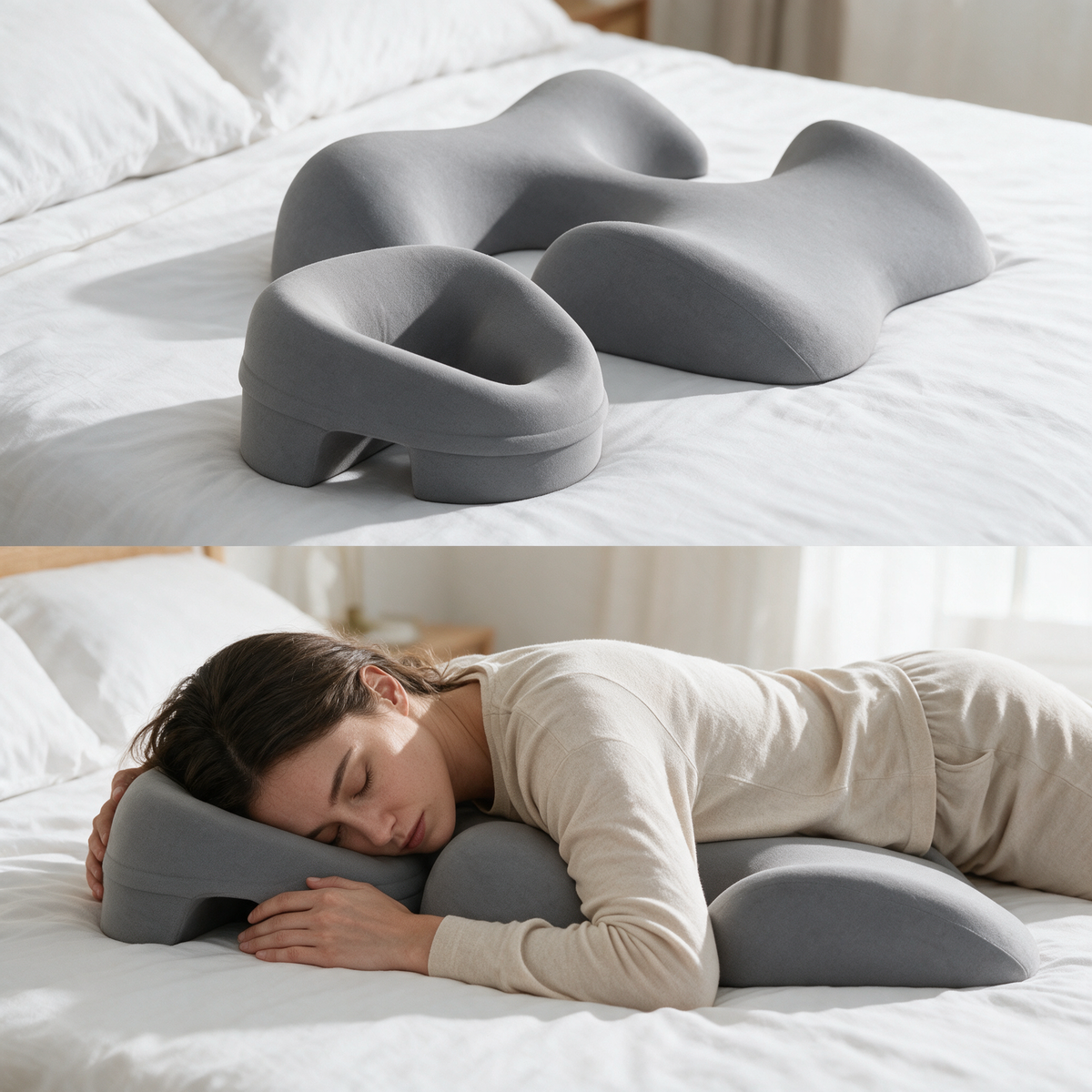 Velmesta face cradle and chest support pillow set