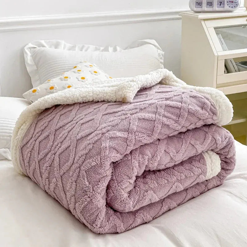 Velmesta Lamb Velvet Flannel Blanket view 17