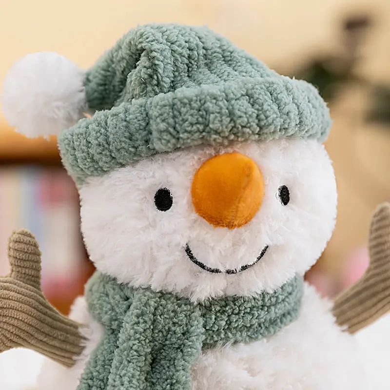 Velmesta Snowman Christmas Plush Pillow view 1