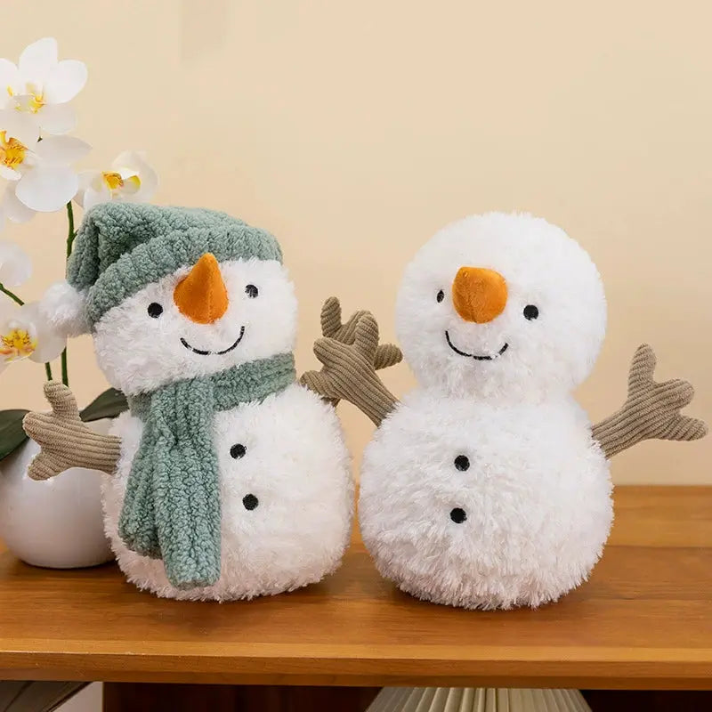 Velmesta Snowman Christmas Plush Pillow