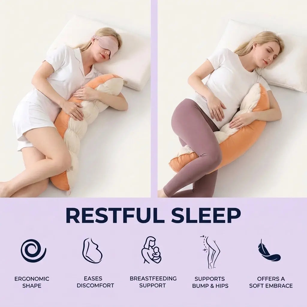 Velmesta Pea Pod Long Body Pillow view 2