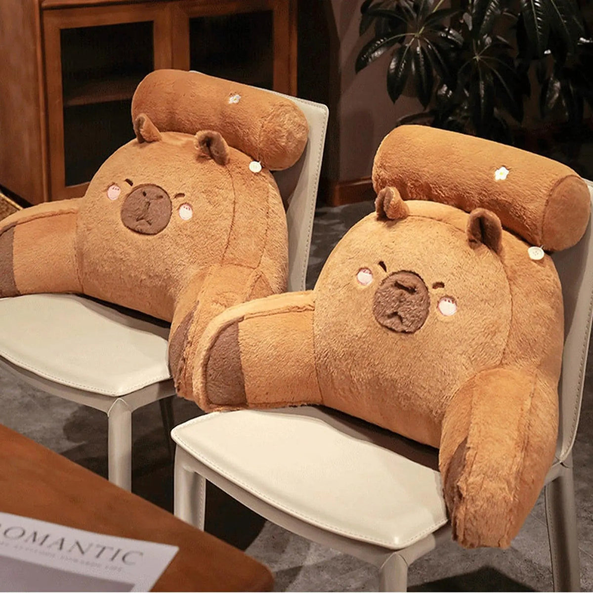 Velmesta Cushioned Capybara Reading Pillow view 5