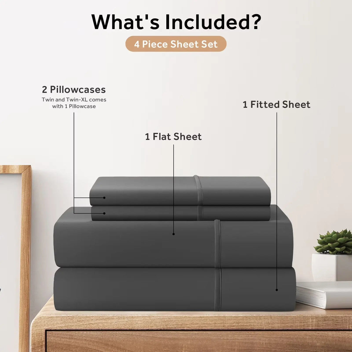 Velmesta Soft Brushed Bedding Set - view 7