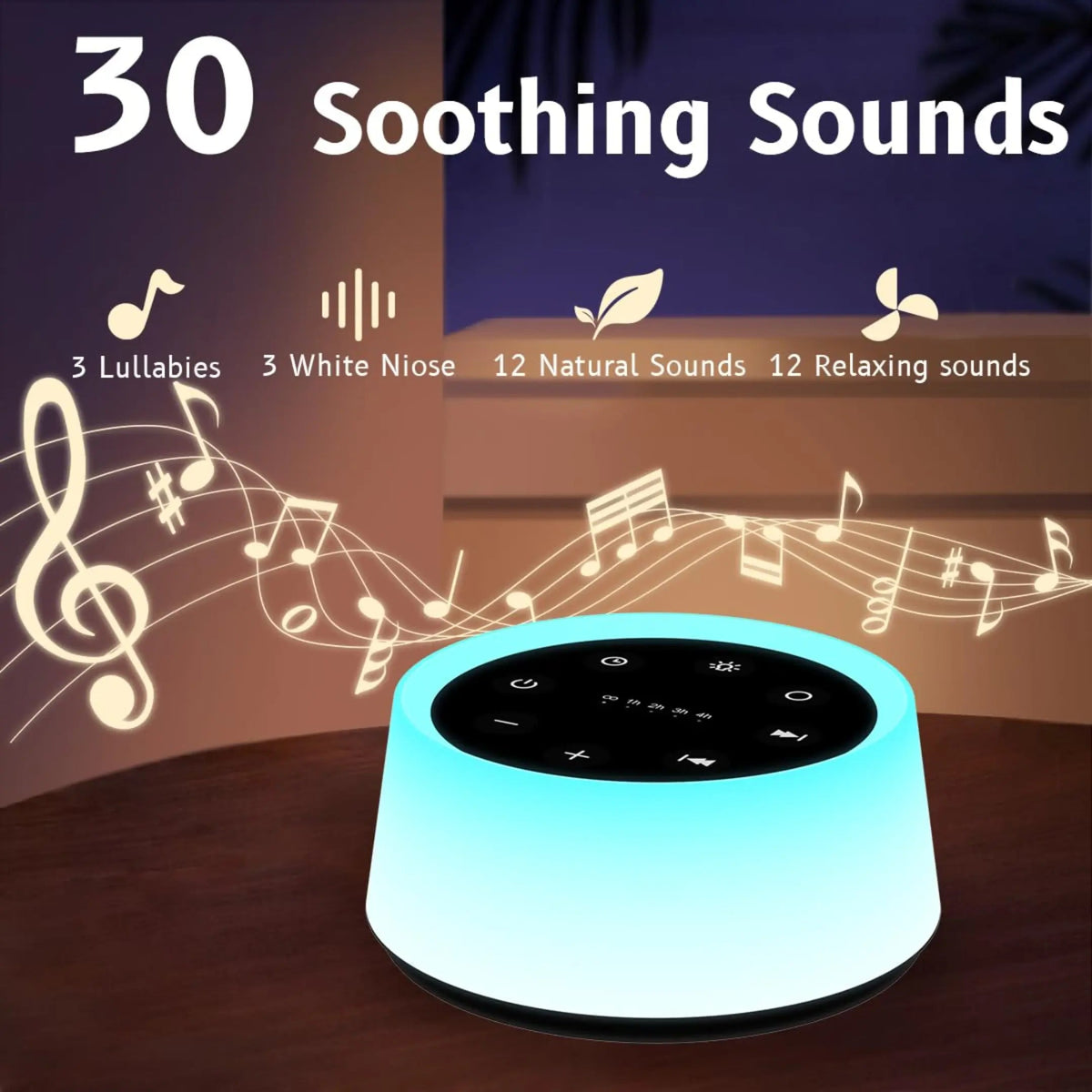 Velmesta Portable White Noise Machine view 5