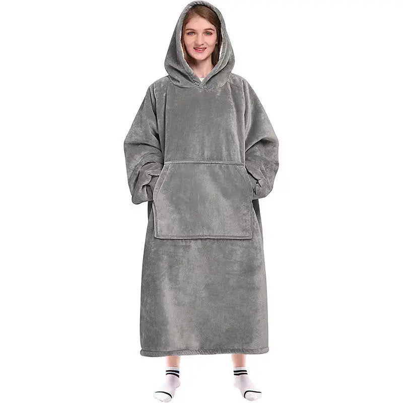 Velmesta Reversible Plush Snuggle Hoodie