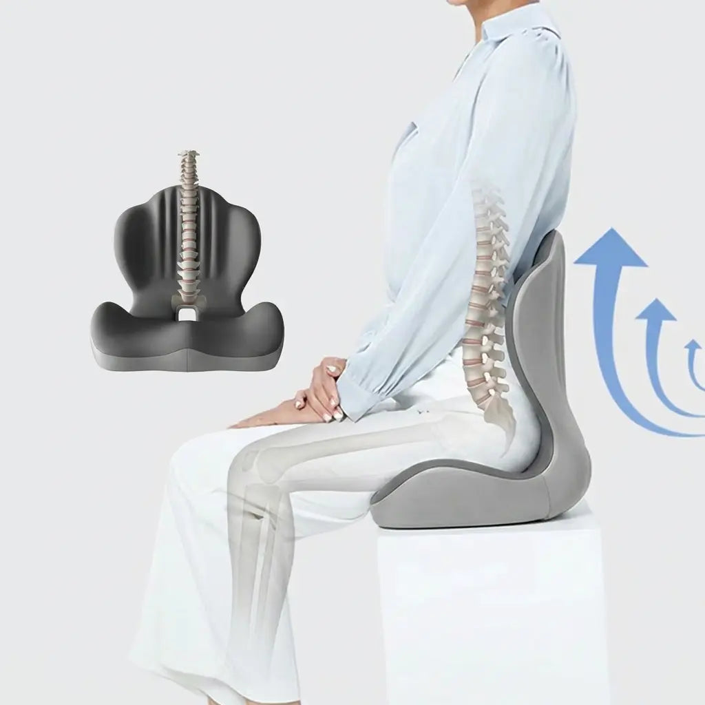 Velmesta Ergonomic Memory Foam Seat Cushion