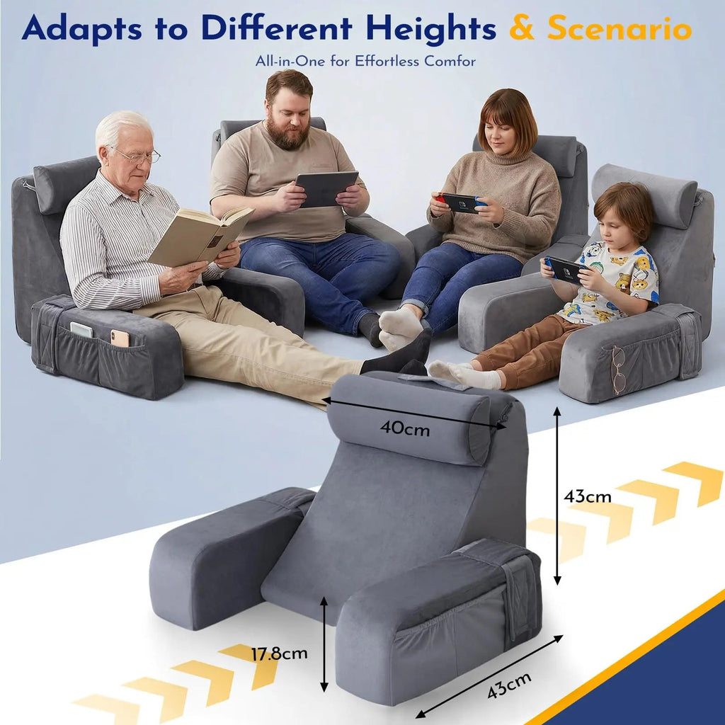 Velmesta Angled Bedrest Reading Pillow