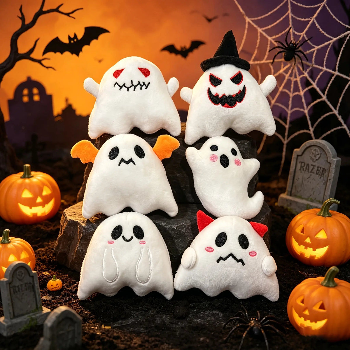 Velmesta Plush Halloween Ghost Pillow - view 5