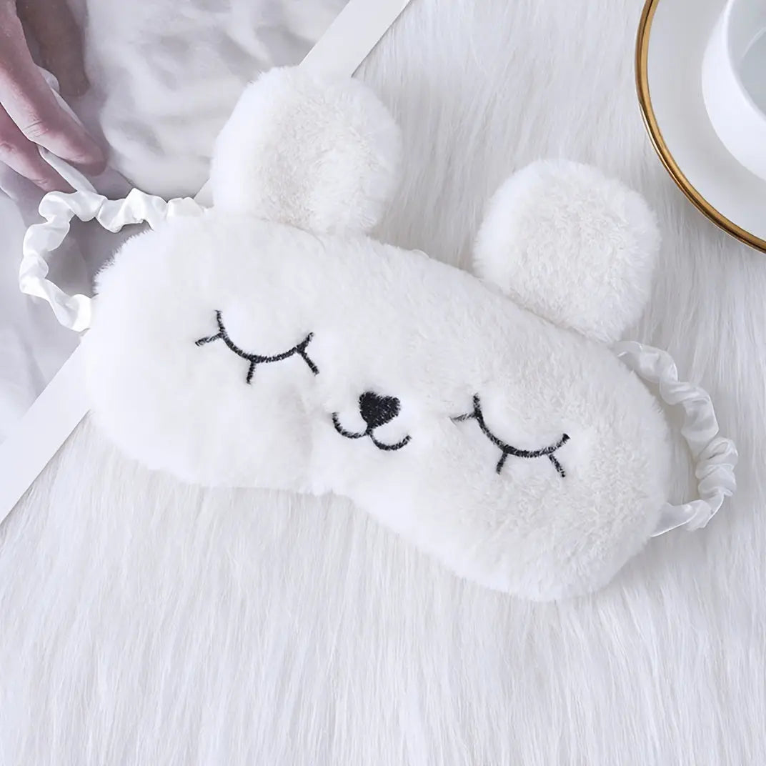 Velmesta Cuddly Rabbit Plush Sleep Mask view 7