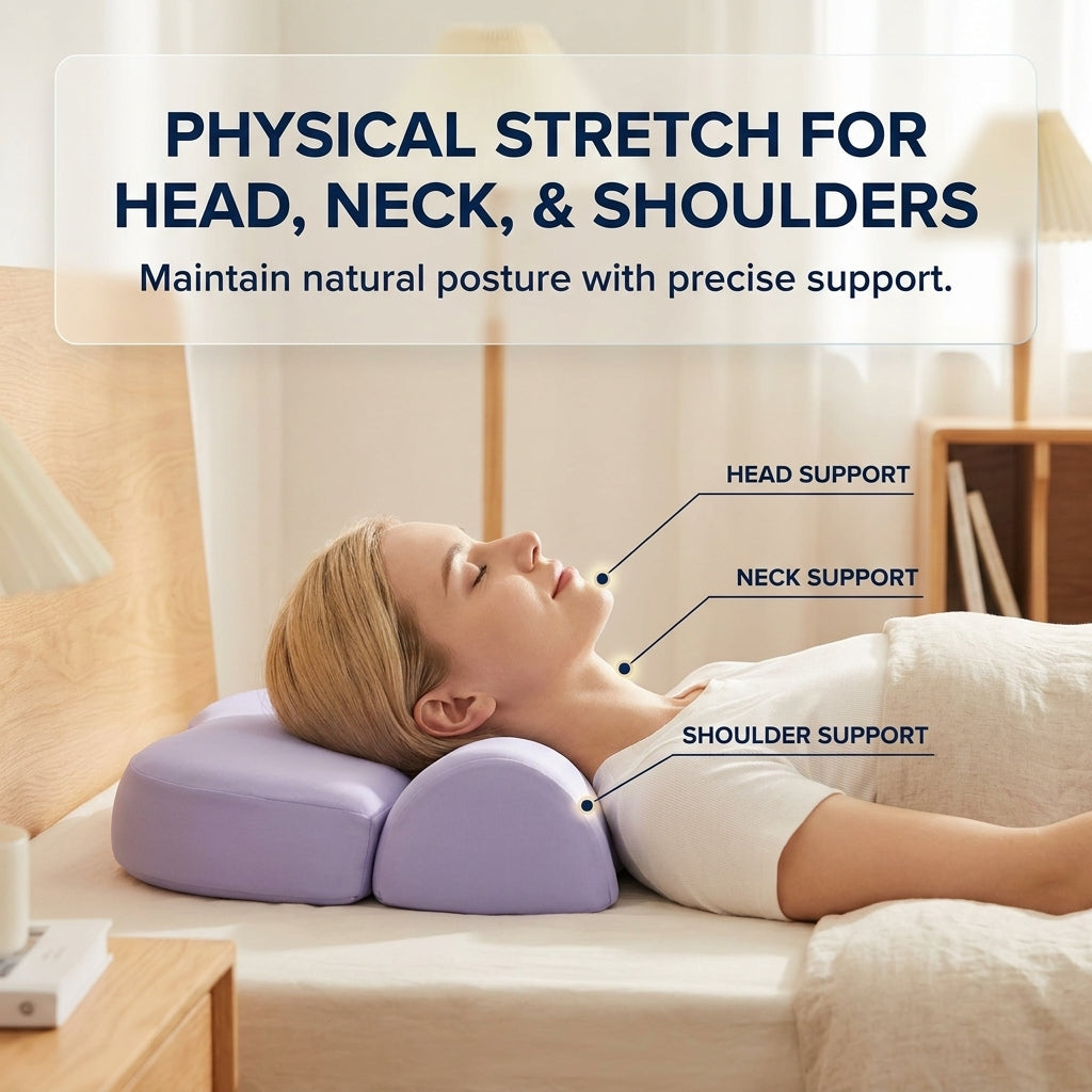 Velmesta Zoned Contour Pillow for nightly sleep