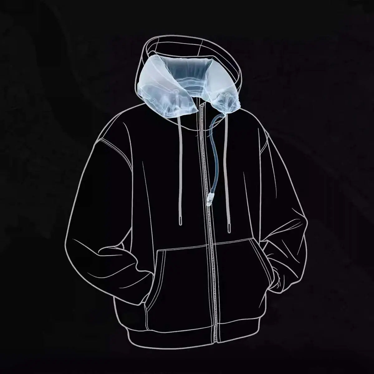 Velmesta Hidden-Support Travel Hoodie view 4