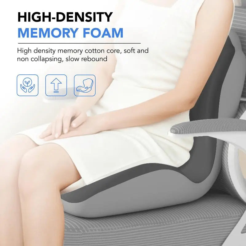 Velmesta Ergonomic Memory Foam Seat Cushion