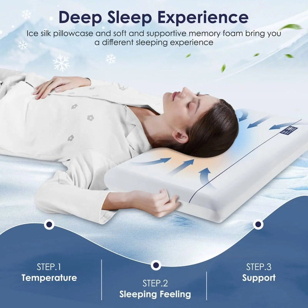 Velmesta Ergonomic Cervical Support Pillow