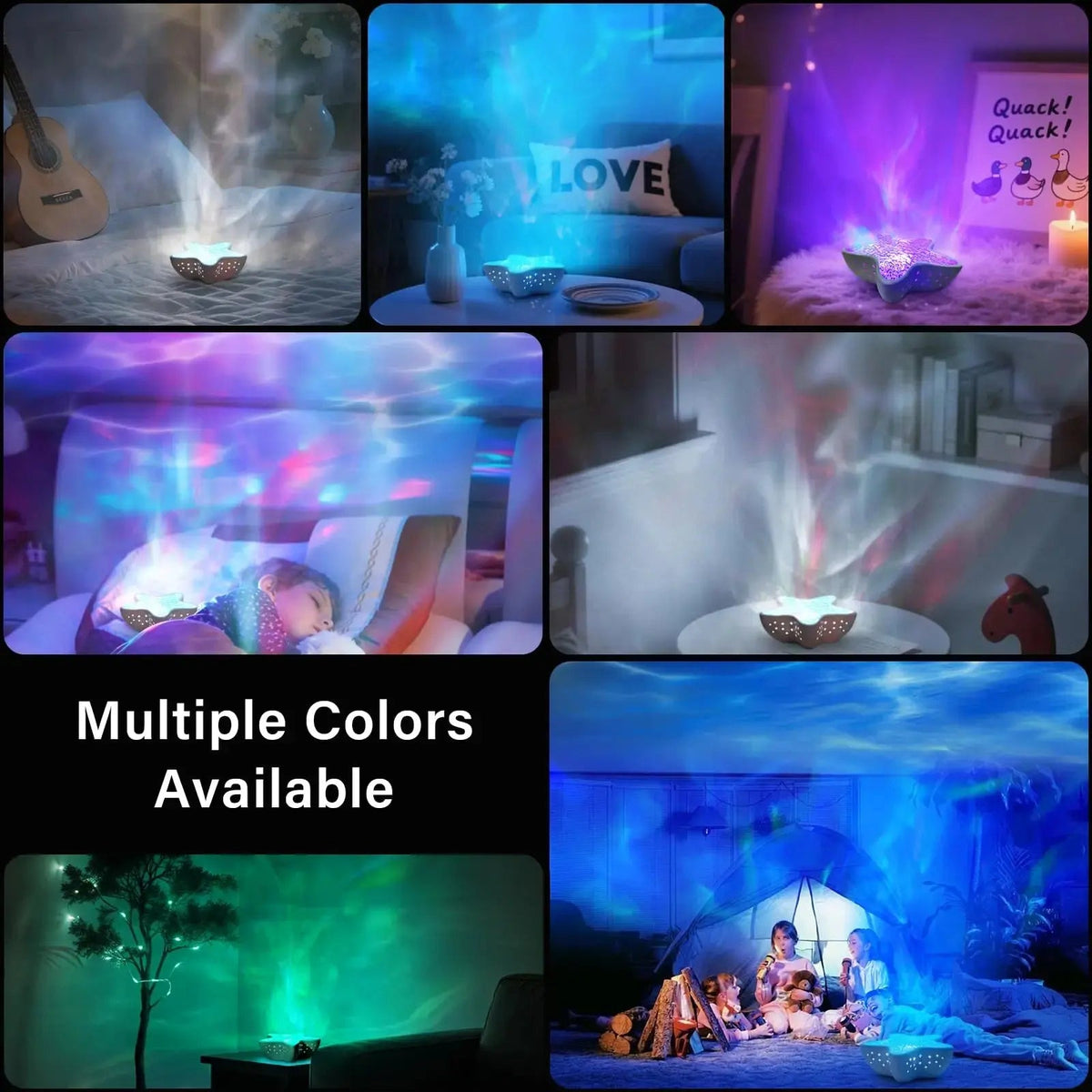 Velmesta Ambient Ocean Wave Projection Lamp view 3
