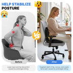 Velmesta Ergonomic Memory Foam Seat Cushion